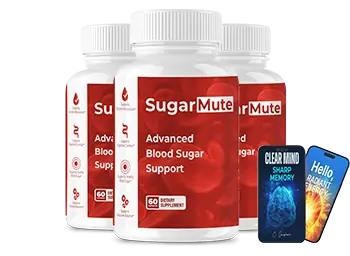 SugarMute 3 Bottles 90 Days Supply