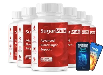 SugarMute 6 Bottles 180 Days Supply